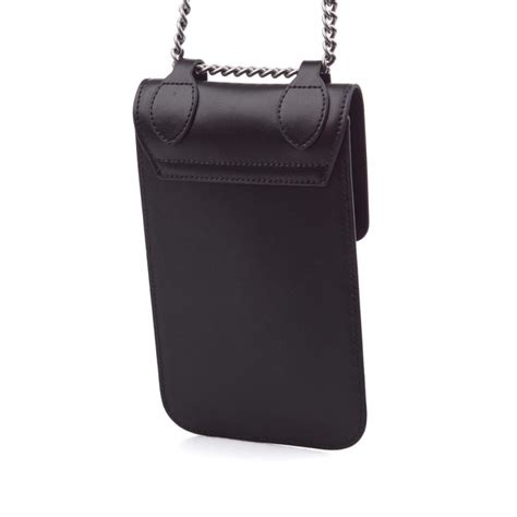 prada porta celular|Porta Smartphone In Pelle Nero .